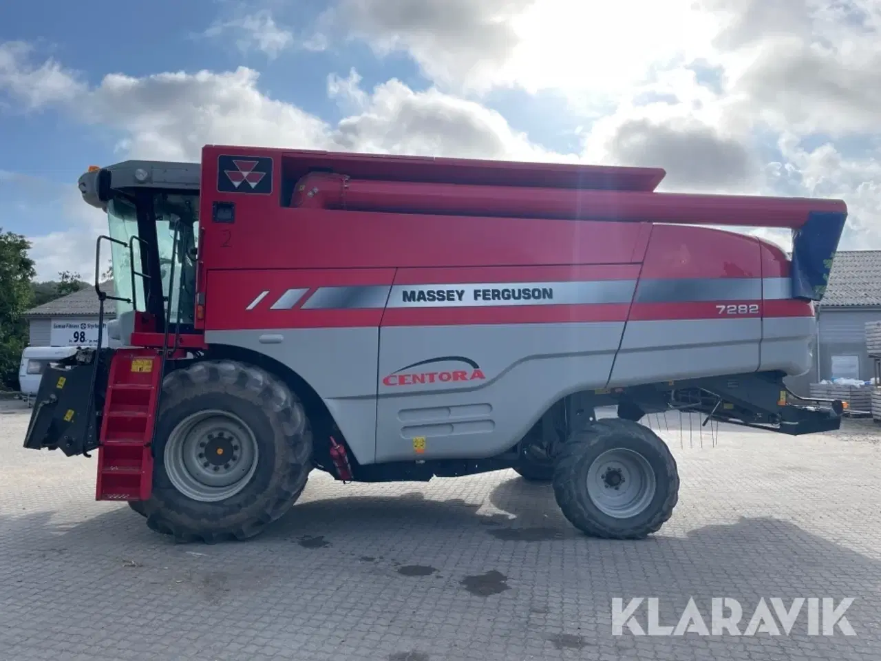 Billede 2 - Mejetærsker Massey Ferguson 7282 med skærebord & vogn