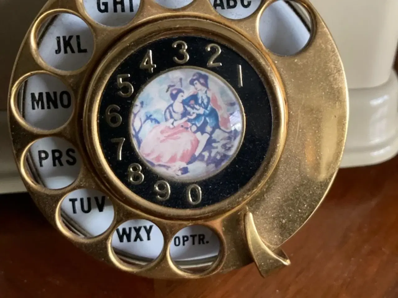 Billede 4 - Flot gammel fastnet bordtelefon i Beige