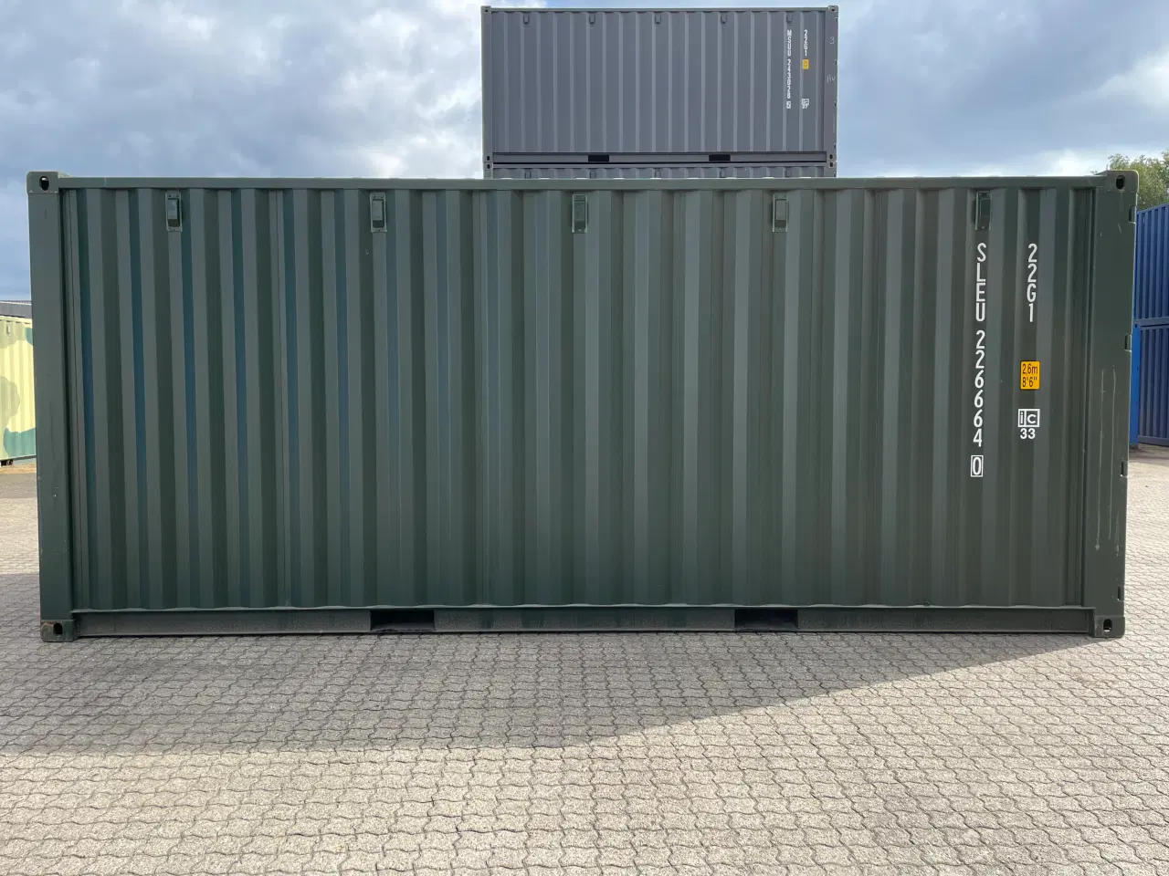 Billede 5 - 20´ fods Container i farve Ral: 6007 nye one way