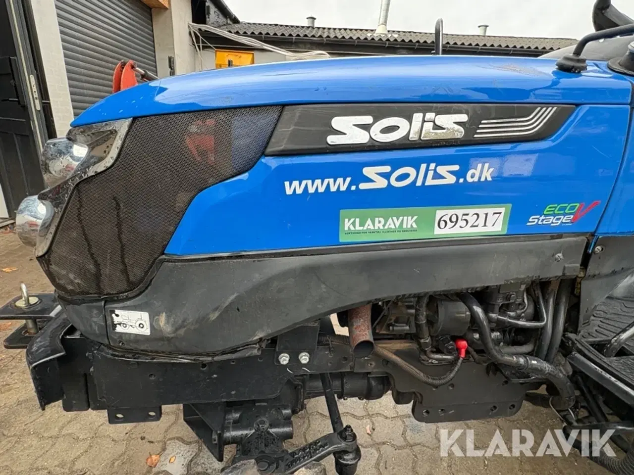 Billede 10 - Minitraktor Solis H26 hst med stennedlægningsfræser