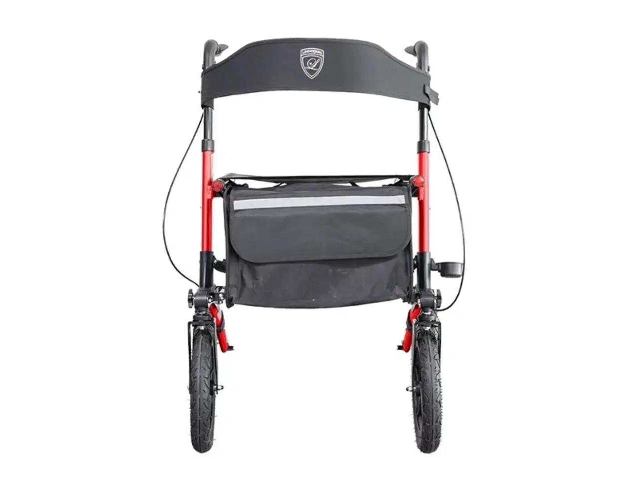 Billede 3 - Lindebjerg Rollator HF 200 - Metal Rød