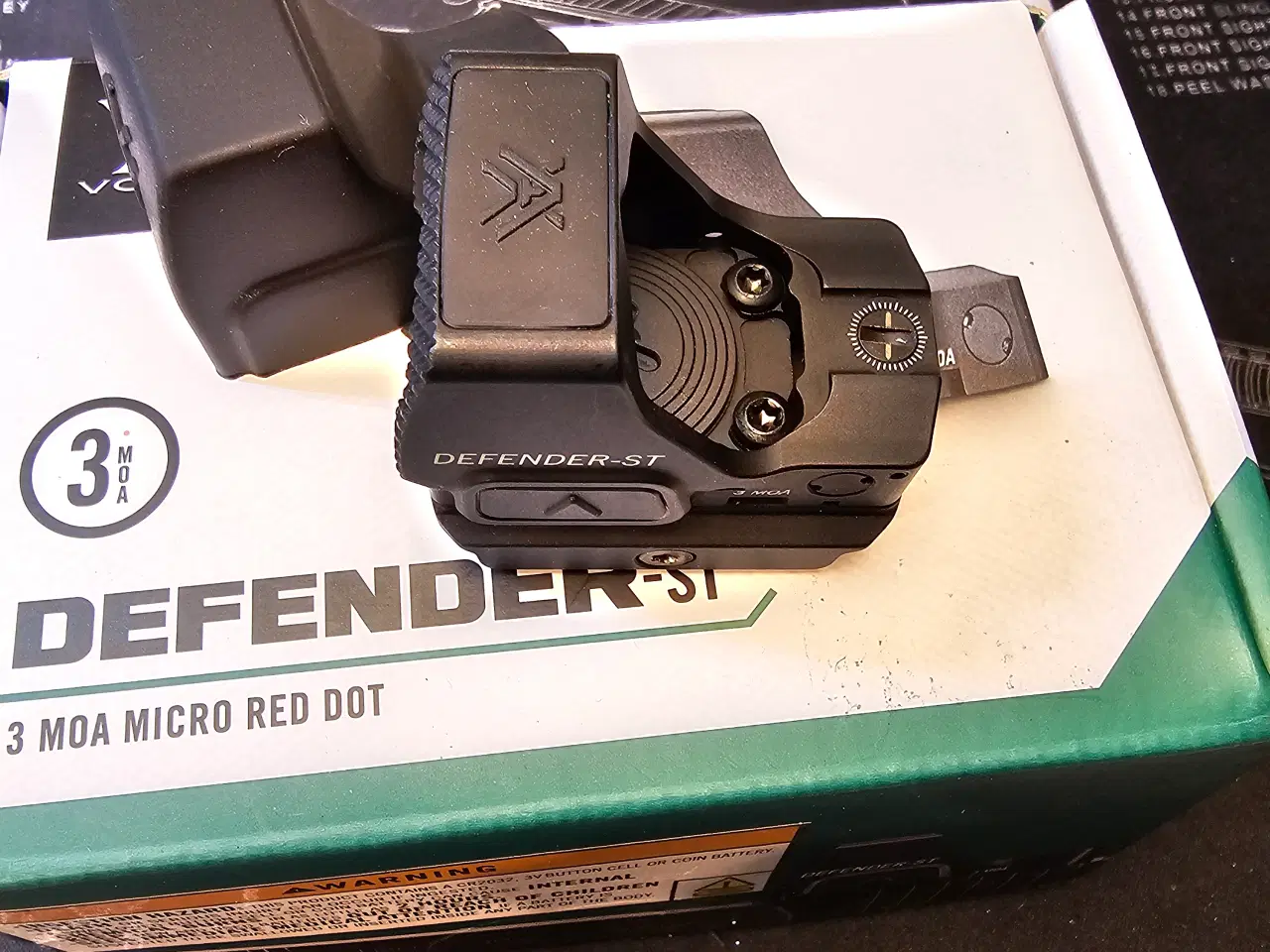 Billede 3 - Vortex Defender-ST 3 MOA Rødpunksigte