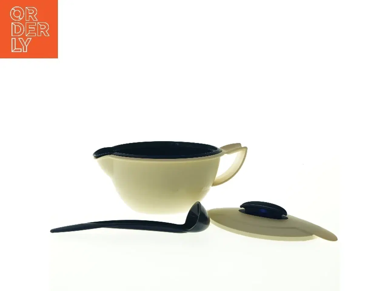 Billede 3 - Sovsekande med låg og øse fra Tupperware (str. 22 x 12 cm)