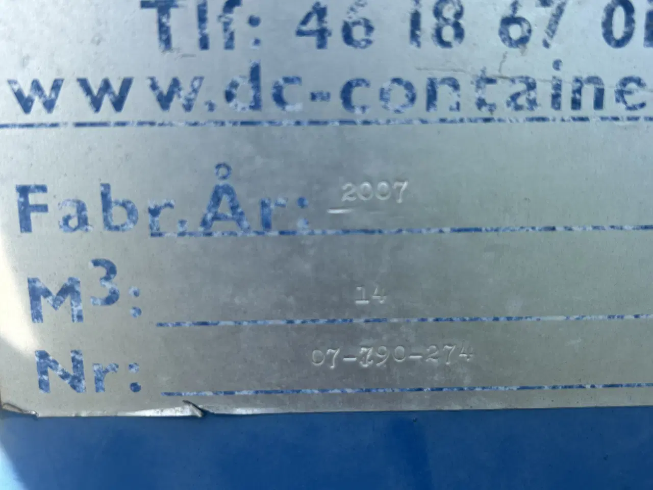 Billede 3 - 14m3 container 