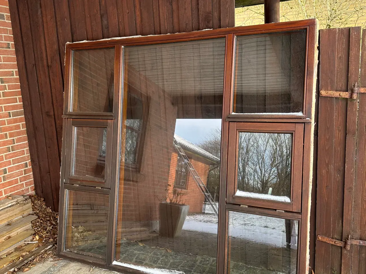 Billede 4 - Stor Mahogni Vindue 