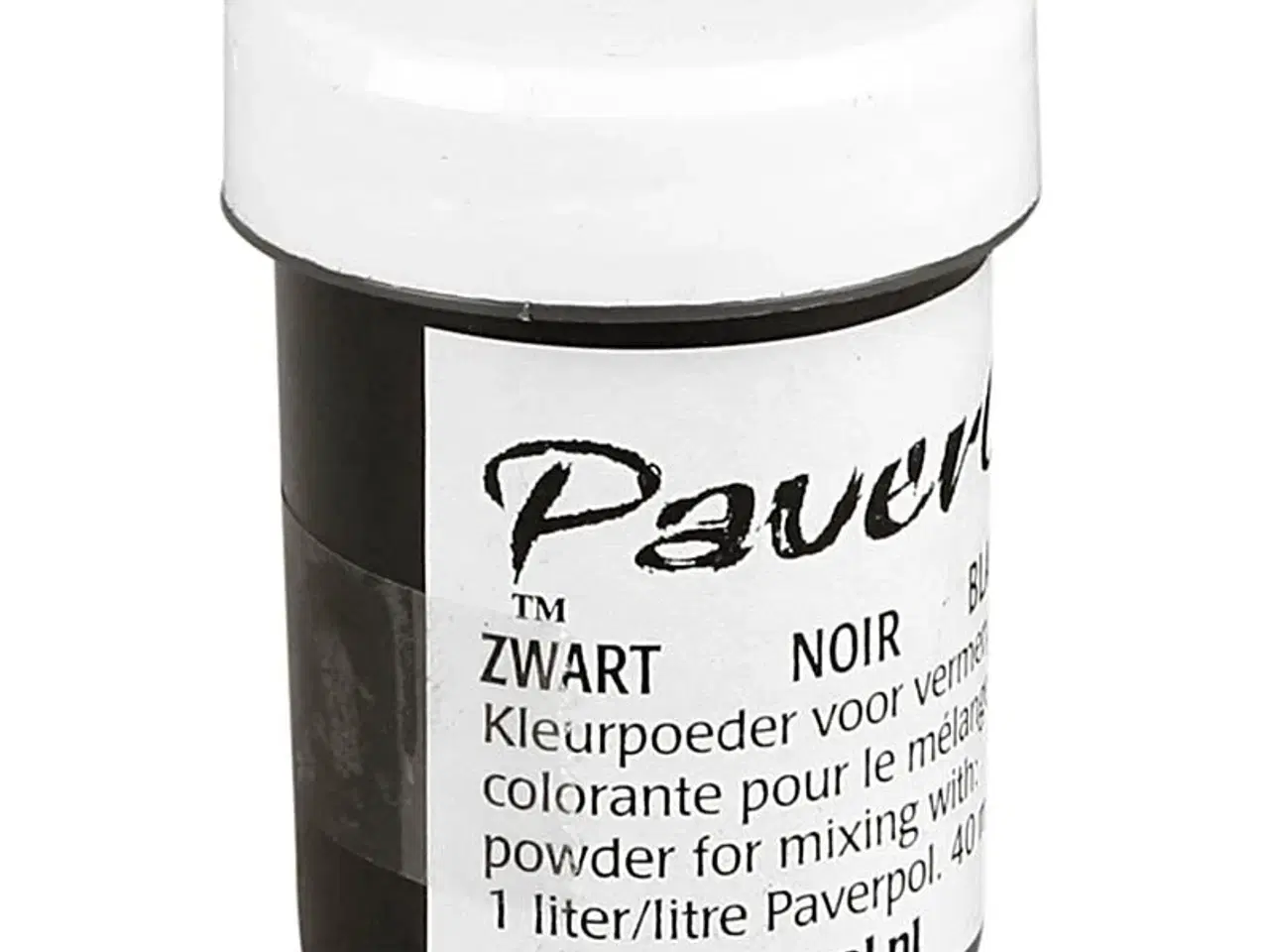Billede 1 - Paver Color, sort, 40ml/ 1 ds.