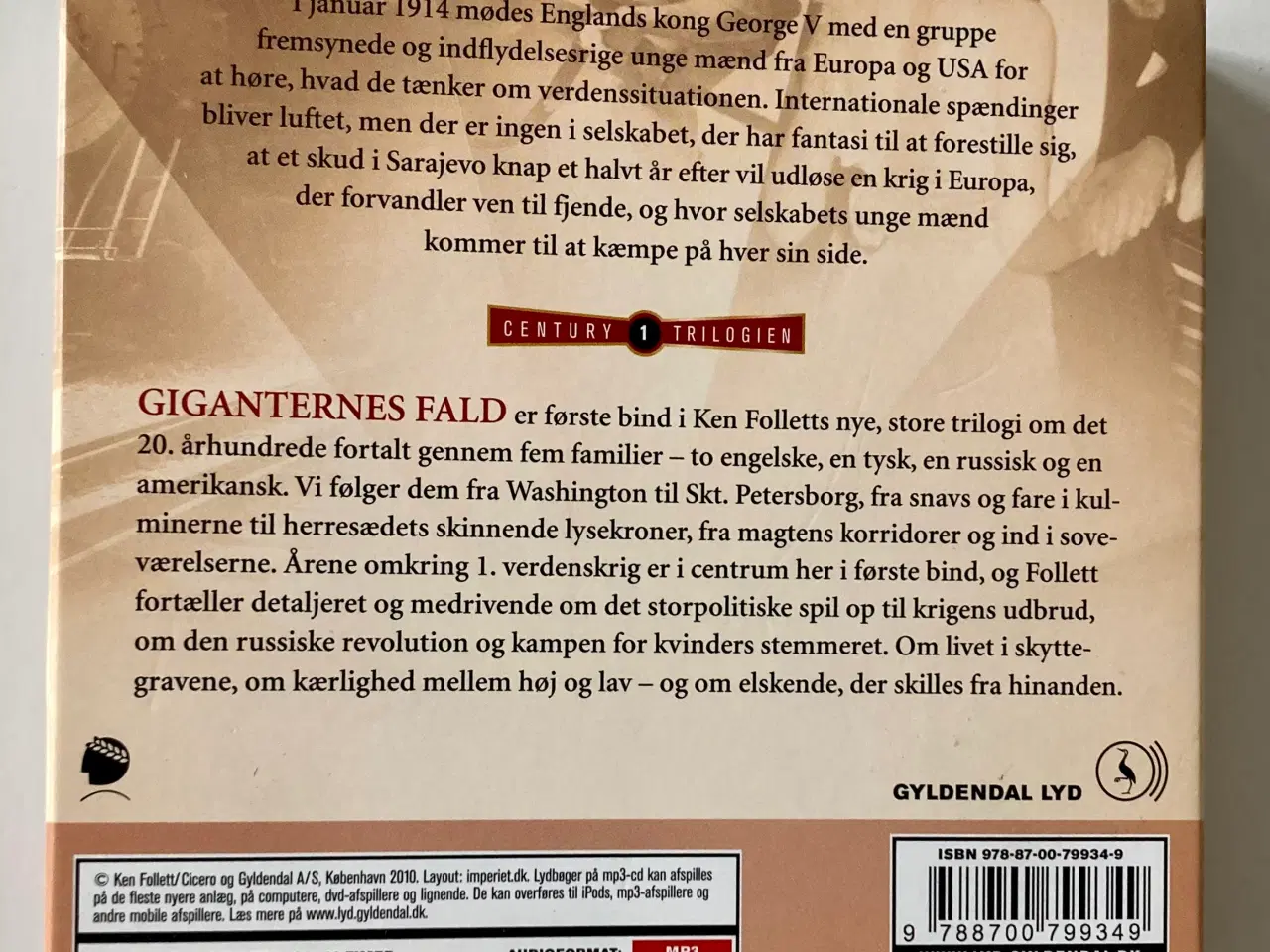 Billede 5 - LYDBOG: Giganternes Fald - Ken Follett