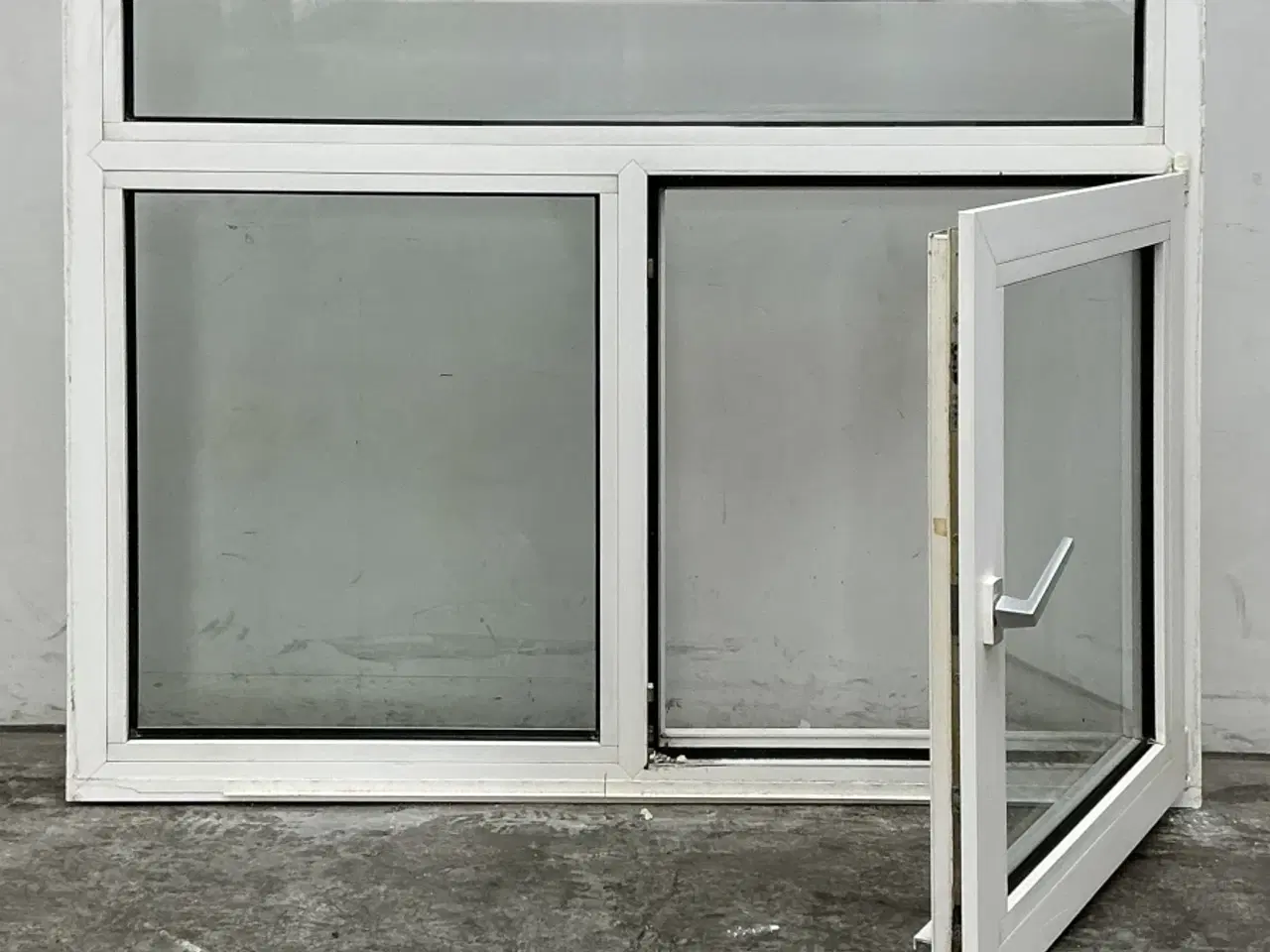 Billede 5 - Vinduer plast 2 fags med dreje kip og fast karm 7 styk
