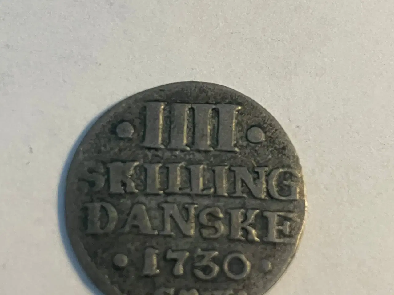 Billede 1 - 4 skilling 1730 Denmark