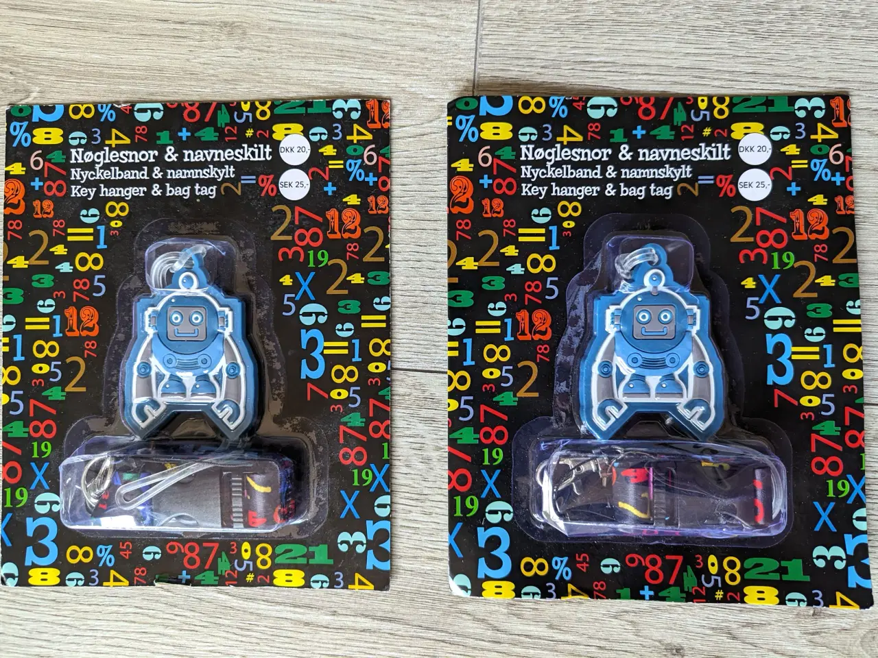 Billede 1 - Nøglesnor med navneskilt *NY*