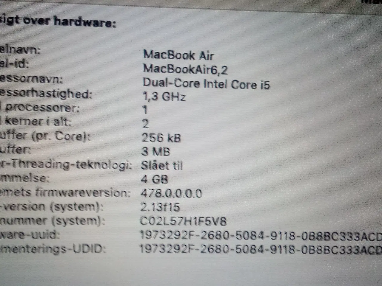 Billede 3 - MacBook Air, macOS Big Sur, Intel i5 GHz