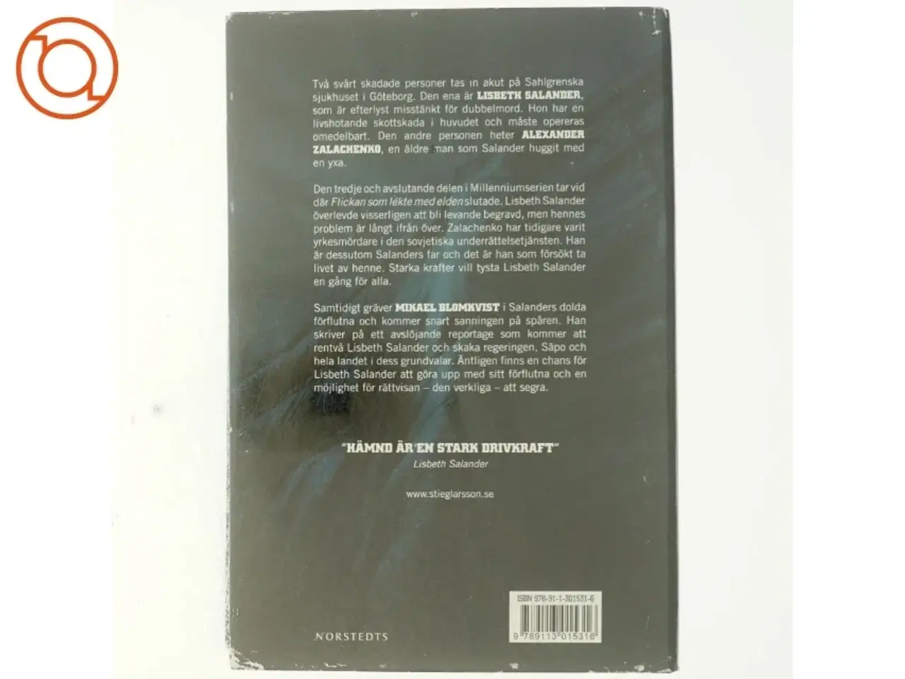 Billede 3 - Luftslottet som spr&#228;ngdes af Stieg Larsson (Bog)