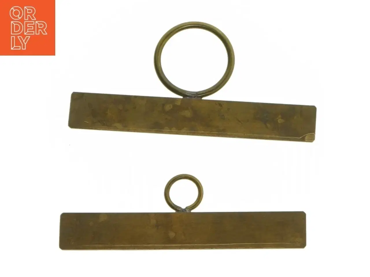 Billede 5 - Antikke metalpapirklemmer (str. 13 cm)