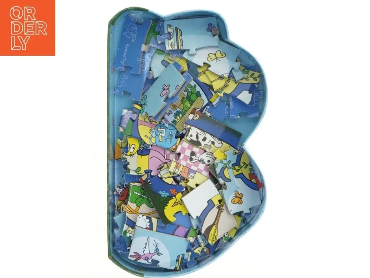 Billede 9 - Børnepuslespil i metalæske, barbapapa fra Barbapapa (str. 54 brikker)