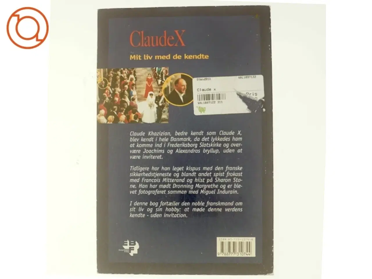 Billede 3 - Claude X : mit liv med de kendte af Claude Khazizian (Bog)