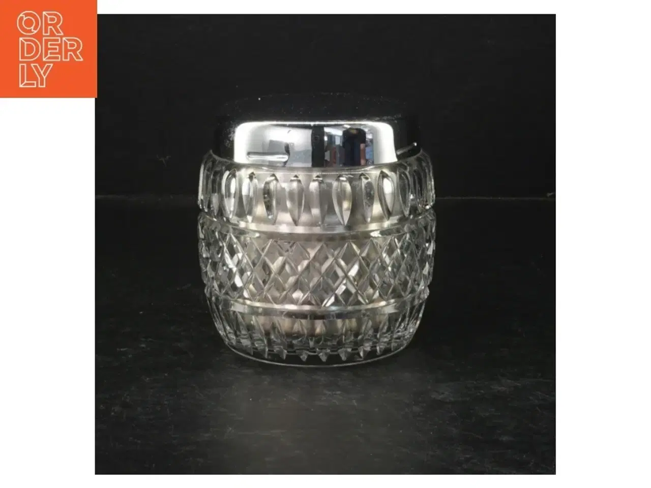 Billede 1 - Krystalglas (str. Ø. 10 cm. længde, 11,5 cm)