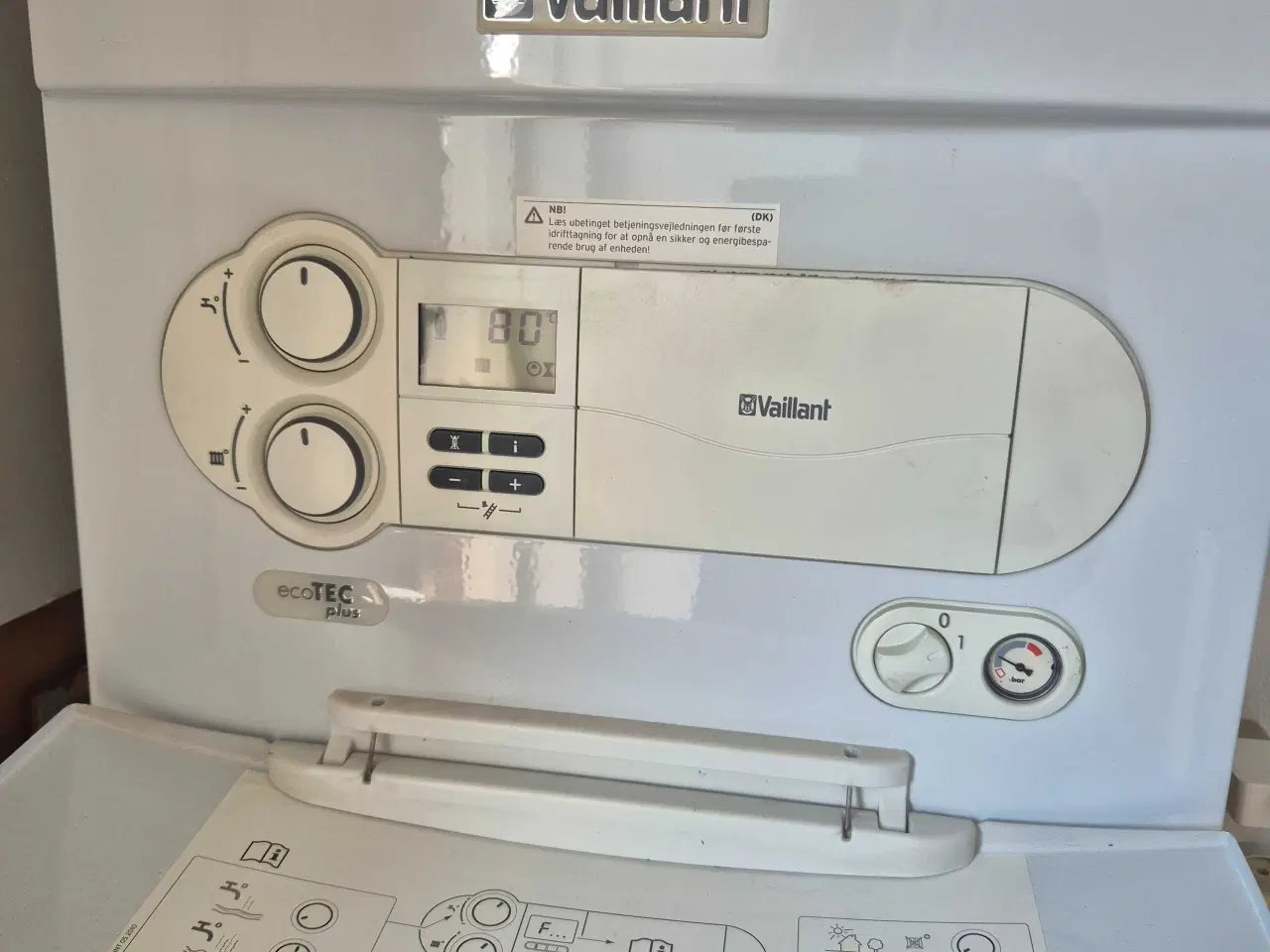 Billede 1 - Vaillant gasfyr med 70 liter vvb 