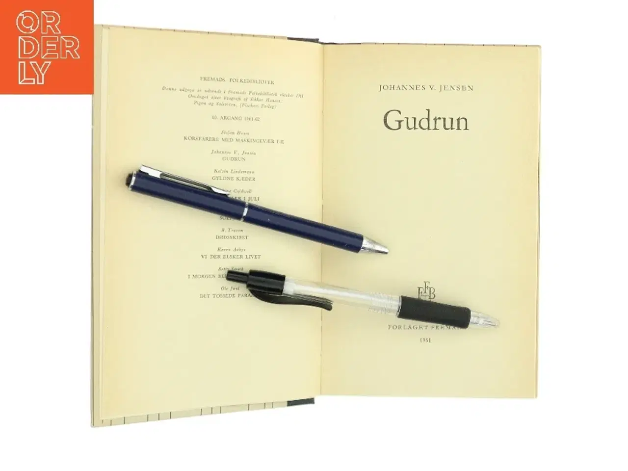 Billede 1 - Gudrun af Johannes V. Jensen (Bog)