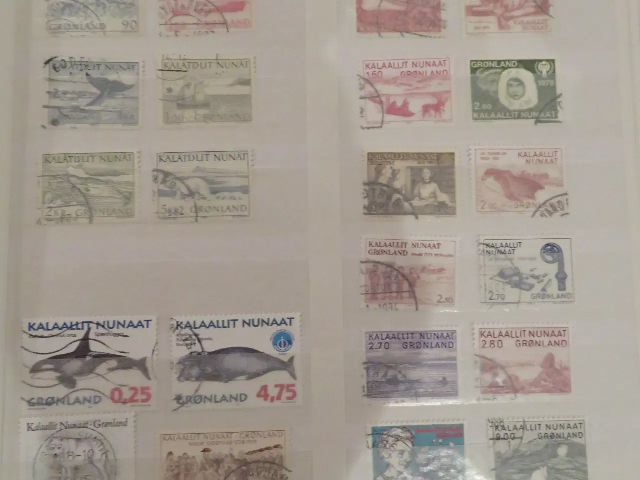Billede 3 - Grønland, 62 forskellige frimærker