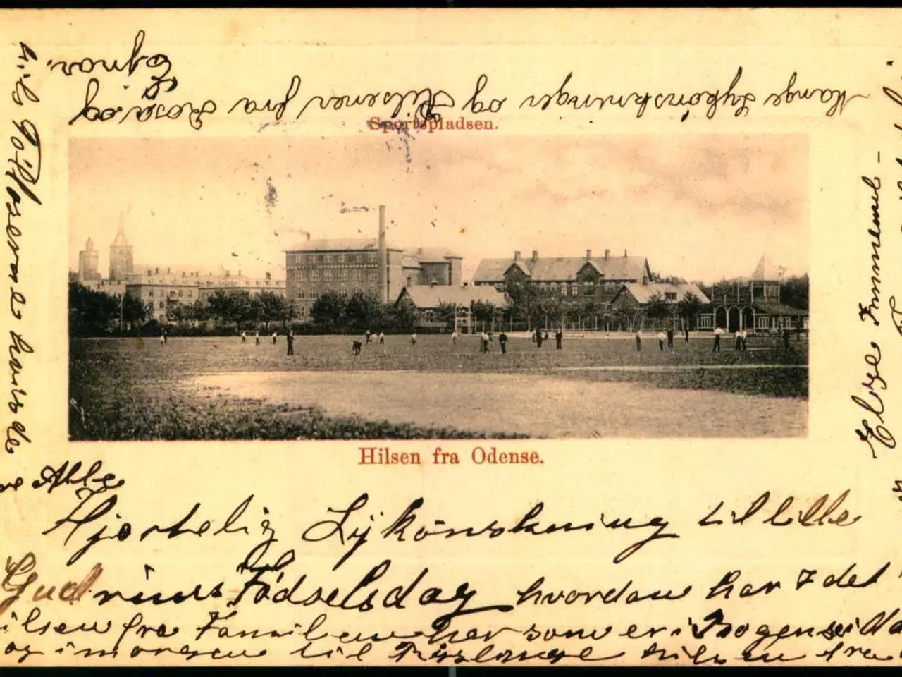 Billede 1 - Hilsen fra Odense - Sports Pladsen - Ed.F. & Co. 659 - Brugt