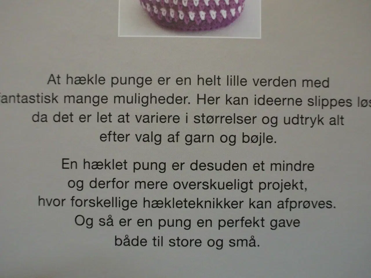 Billede 3 - hæklede punge, af sarah davgaard, emne: håndarbejd