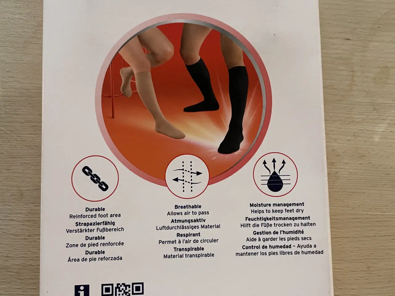 Billede 2 - Kompressionsstrømpe uden tå