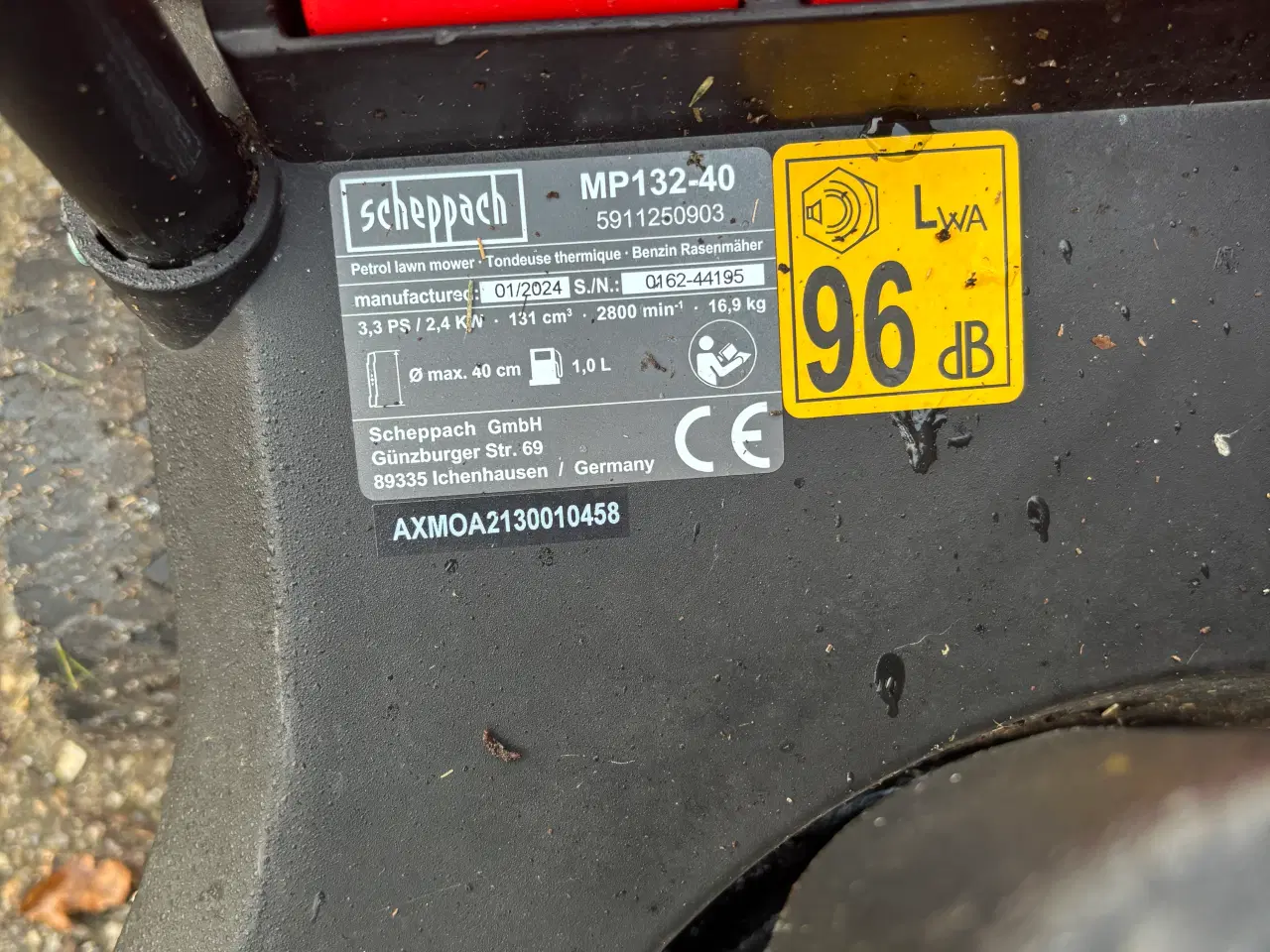 Billede 3 - Plæneklipper kan ikke starte 