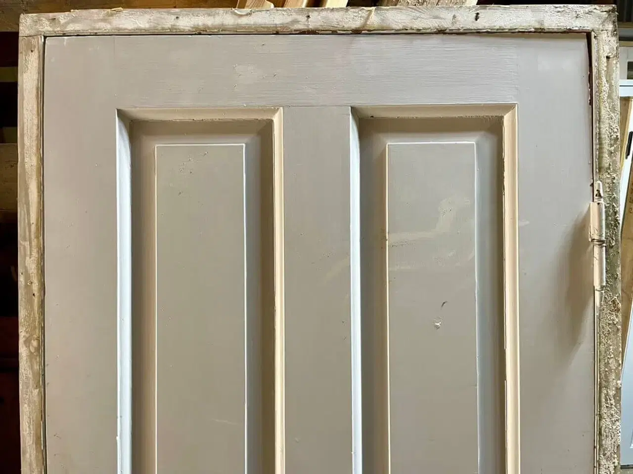 Billede 3 - Original, højrehængt Dannebrogsdør m. karm