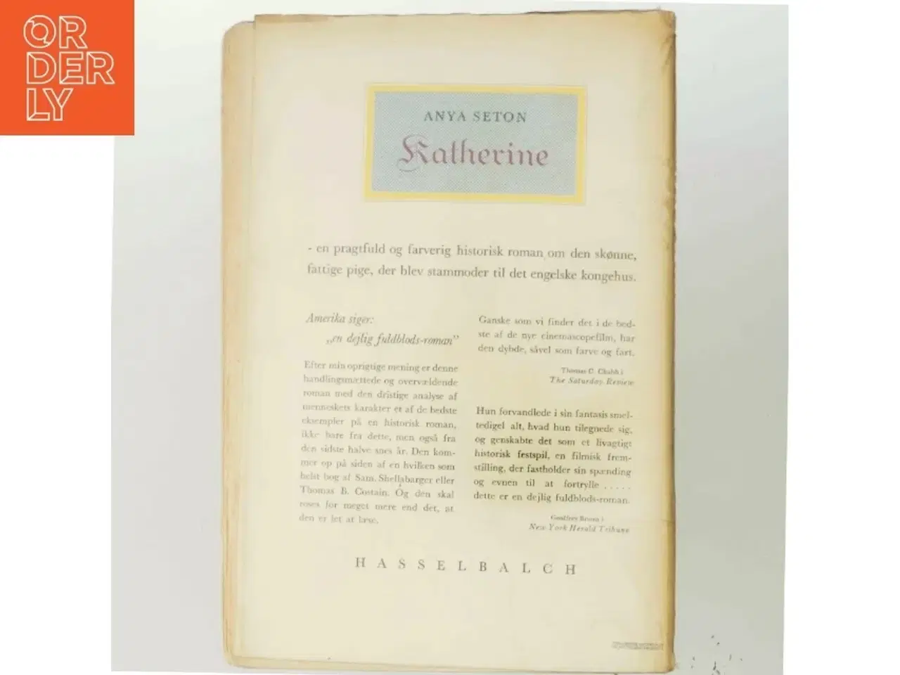 Billede 4 - Katherine af Anya Seton (Bog)