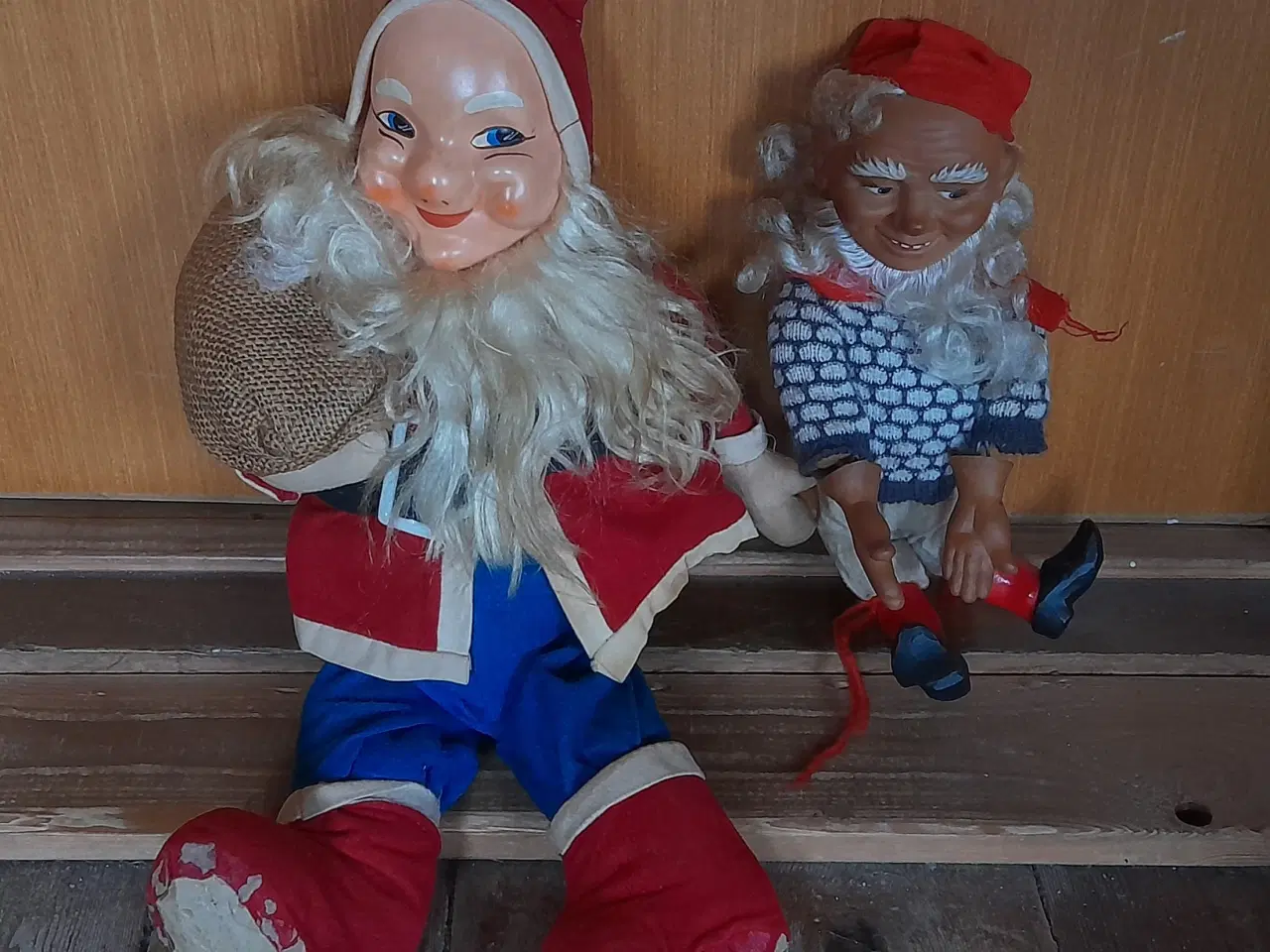 Billede 1 - Gammel Julemand samt Nisse i pæn stand