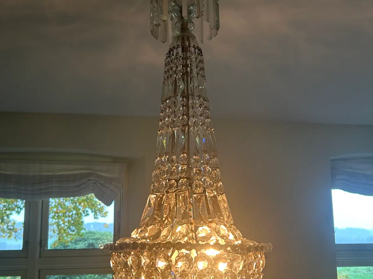 Billede 1 - klassisk krystal lysekrone