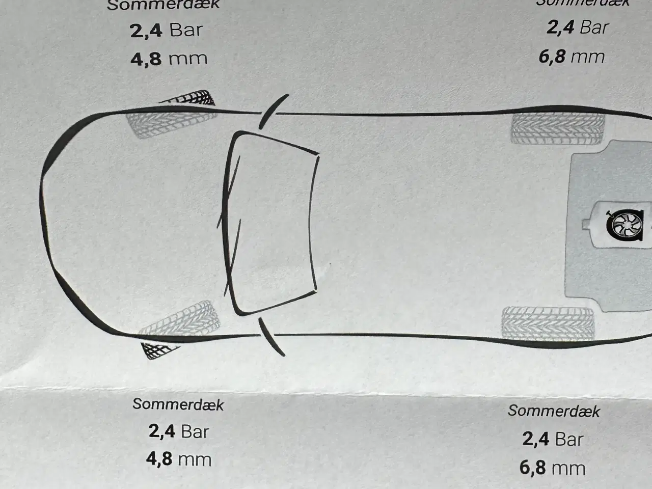 Billede 3 - Bridgestone sommerdæk 225-65-17