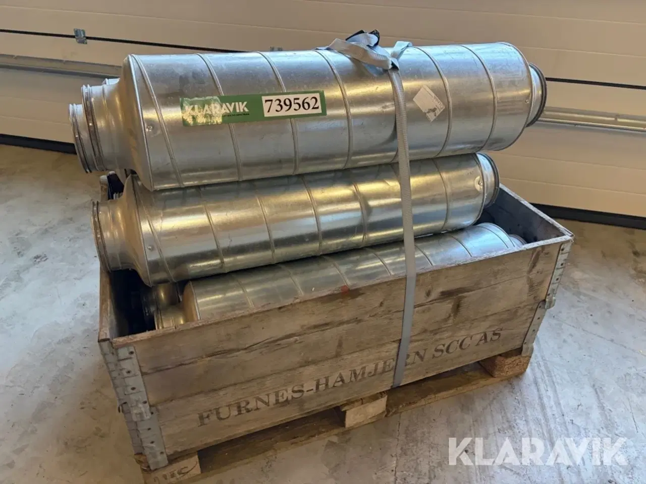 Billede 2 - Lyddæmpere Lindab SLU 160 900 til ventilation 8 styk