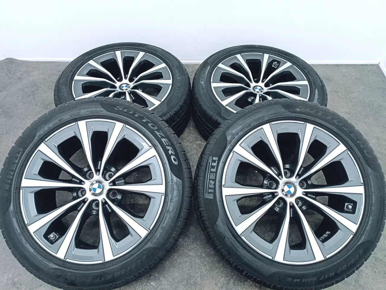 Billede 3 - 5x112 17" ET30 nav 66,6ø BMW vintersæt inkl.TPMS