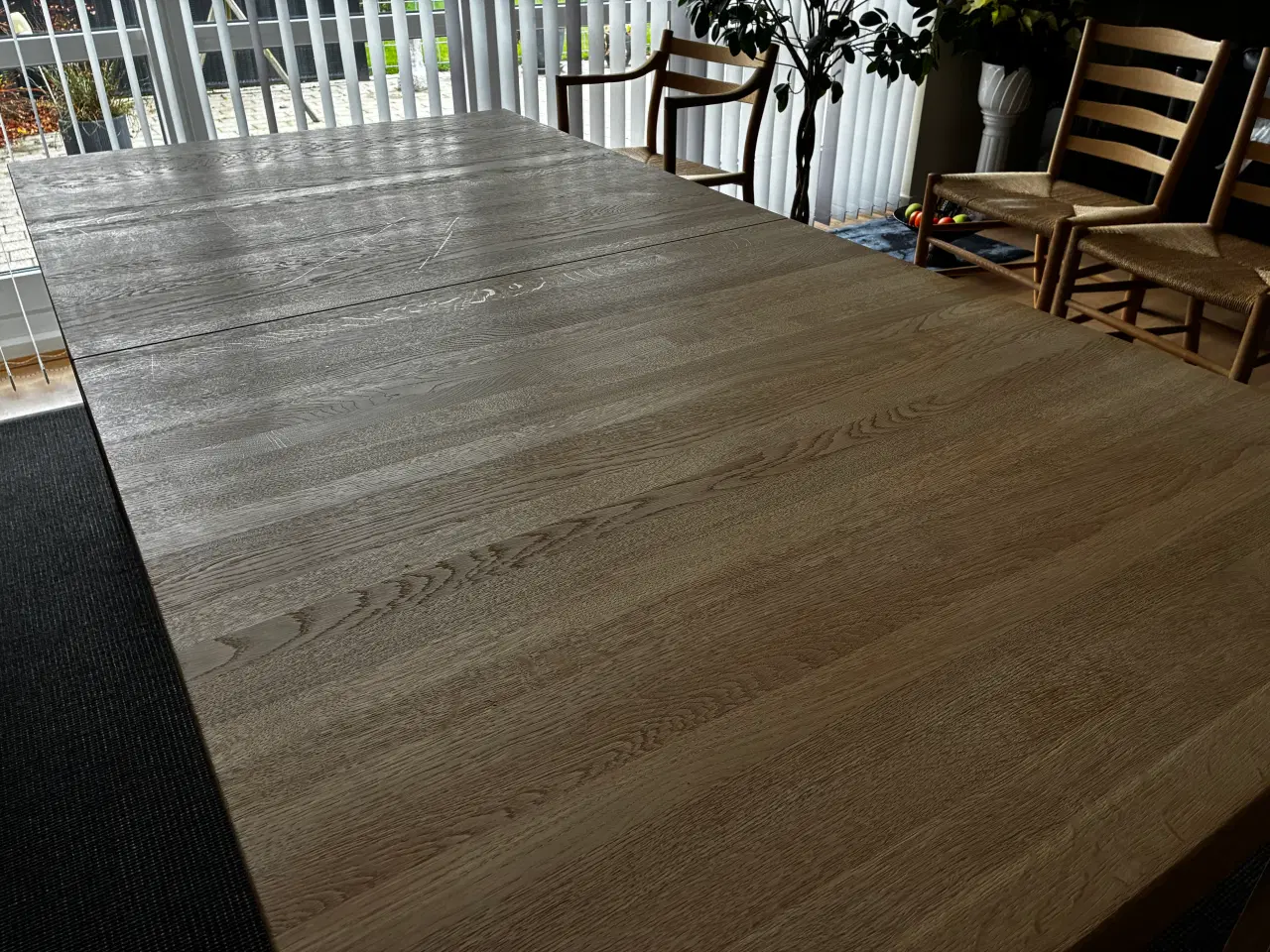 Billede 5 - Skovby spisebord SM24 massiv eg med tre tillægspla