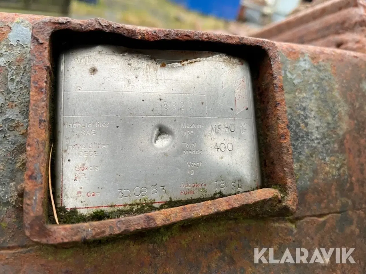 Billede 8 - Skovlpakke S45/Hydrema S60 5 skovle med stativ