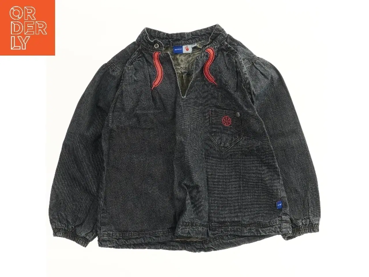 Billede 1 - Langærmet denimbluse fra Molo (str. 116)