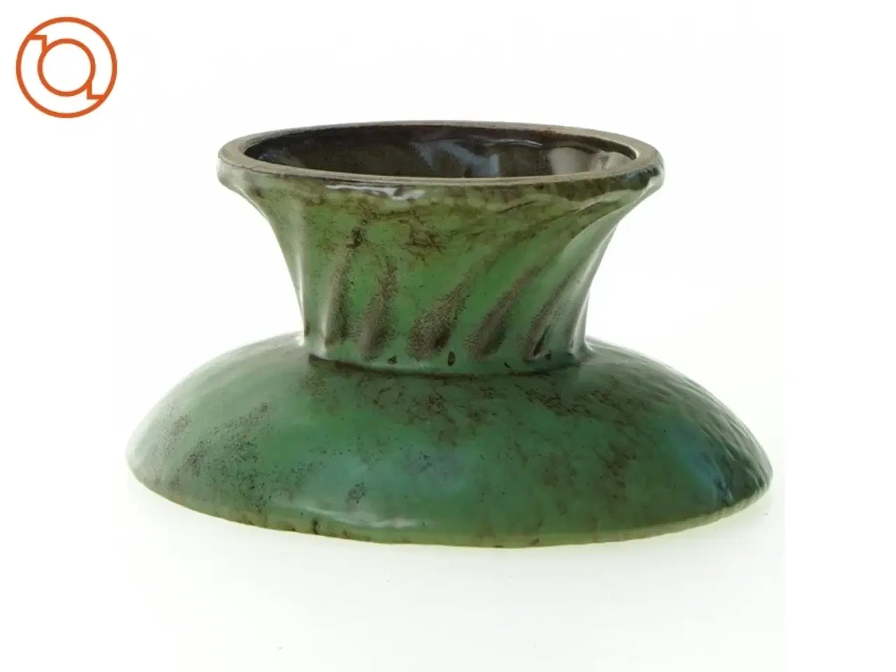 Billede 4 - Gammel opsats / lysestage i stentøj fra Fom 953 Dek 41. Nummereret.