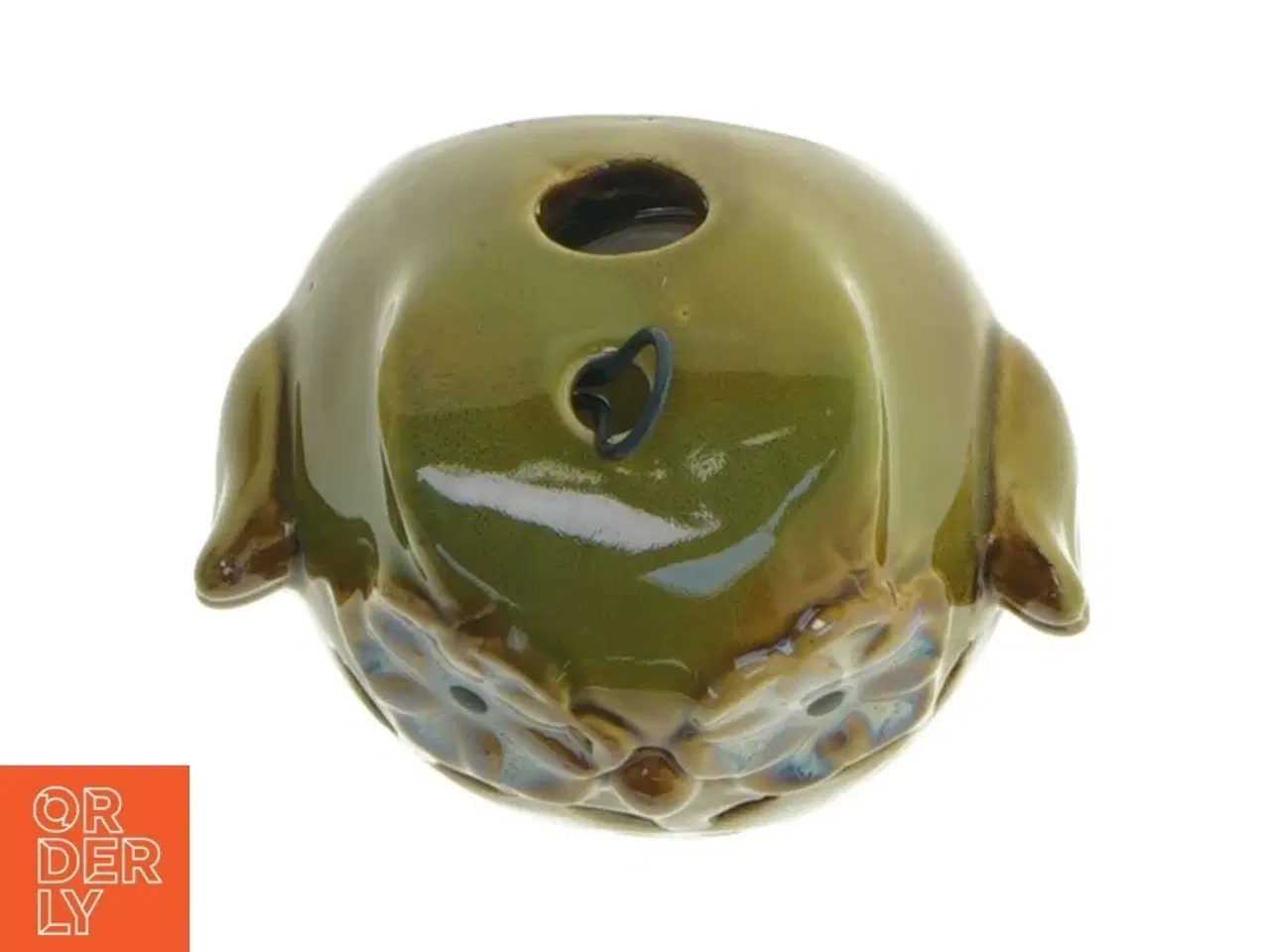 Billede 6 - Uglerformet keramisk fyrfadsstage (str. 9 cm)