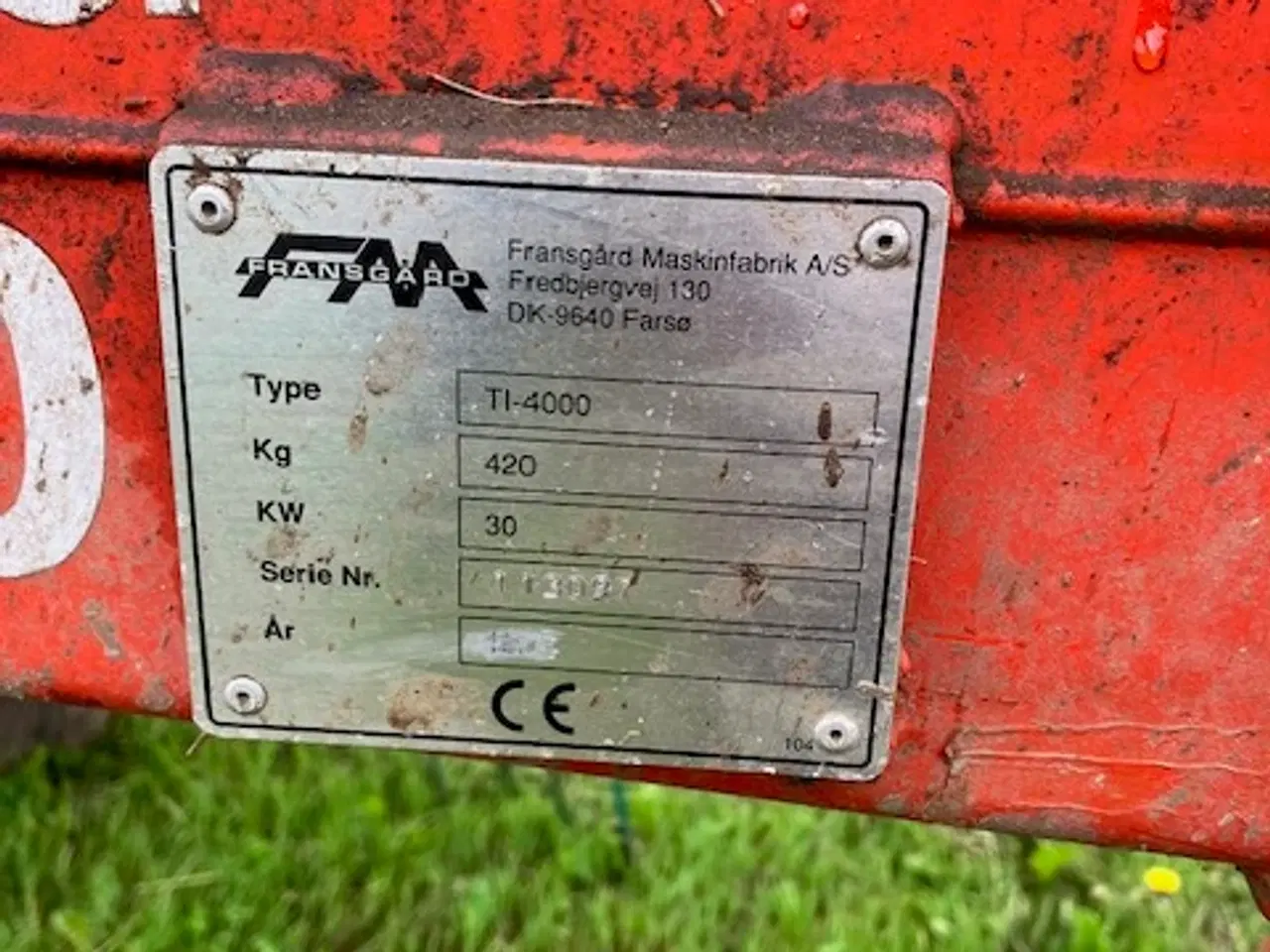 Billede 4 - Frandsgård TI-4000 rive/høvender