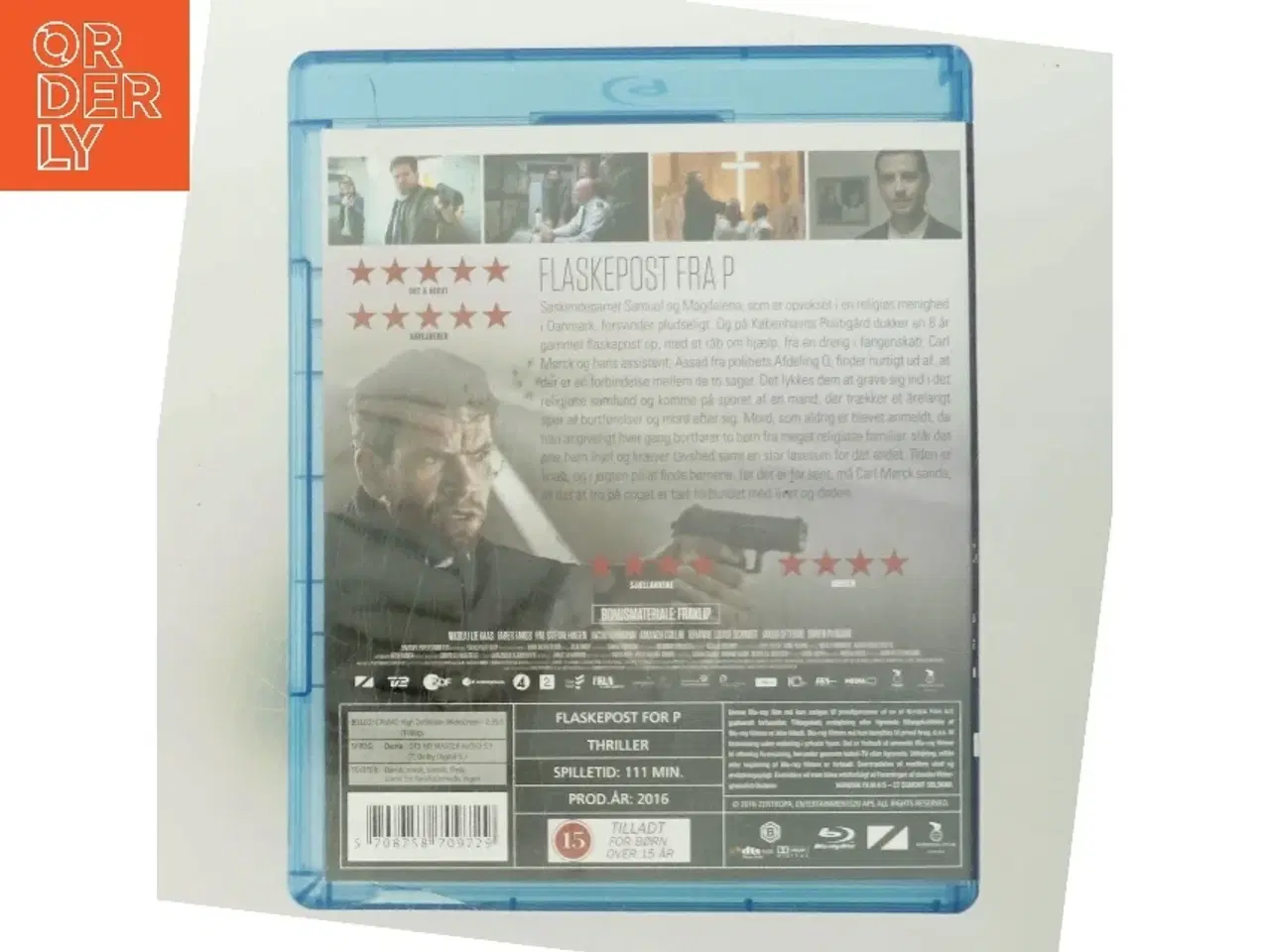 Billede 3 - Flaskepost Fra P Blu-Ray - Afdeling Q med Nikolaj Lie Kaas (DVD)