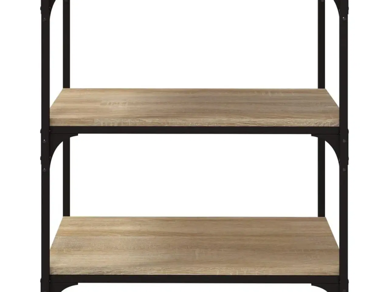Billede 5 - Bogreol 60x33x70,5 cm konstrueret træ og stål sonoma-eg