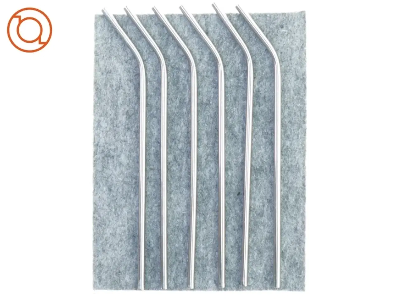 Billede 1 - nye Metal sugerør (str. 25 cm)