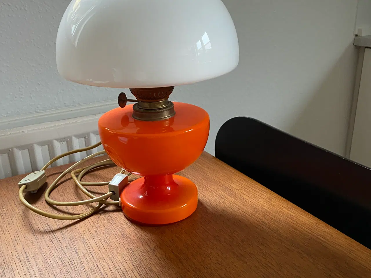 Billede 1 - Holmegaard lampe antik 