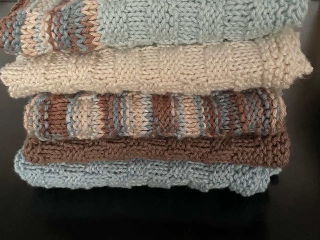 Billede 3 - Karklude / vaskeklude hjemme strikkede