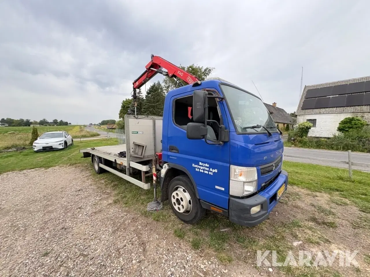 Billede 3 - Lastbil / Autotransport Fuso Canter 9c18amt4x2 Fassi F40 kran