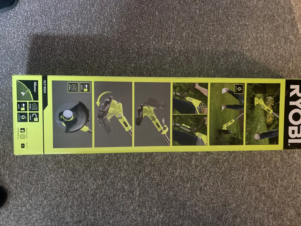 Billede 5 - Ryobi One+ Trimmer + Batteripakke