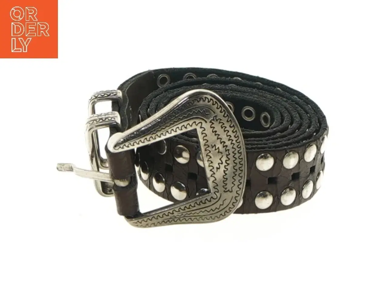 Billede 1 - Bælte med nitter (str. 100 cm)
