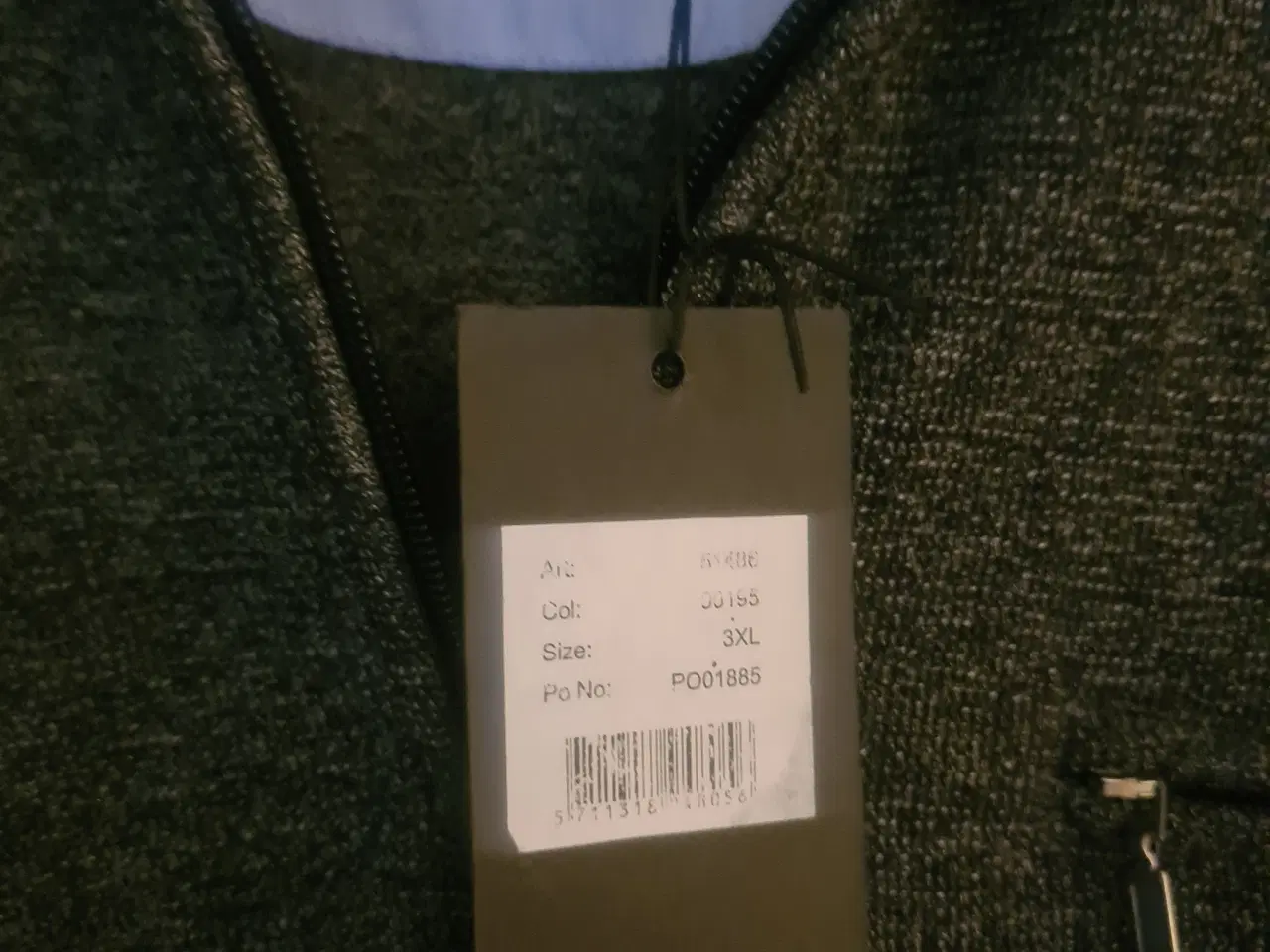 Billede 3 - Belika herretrøje med lynlås 