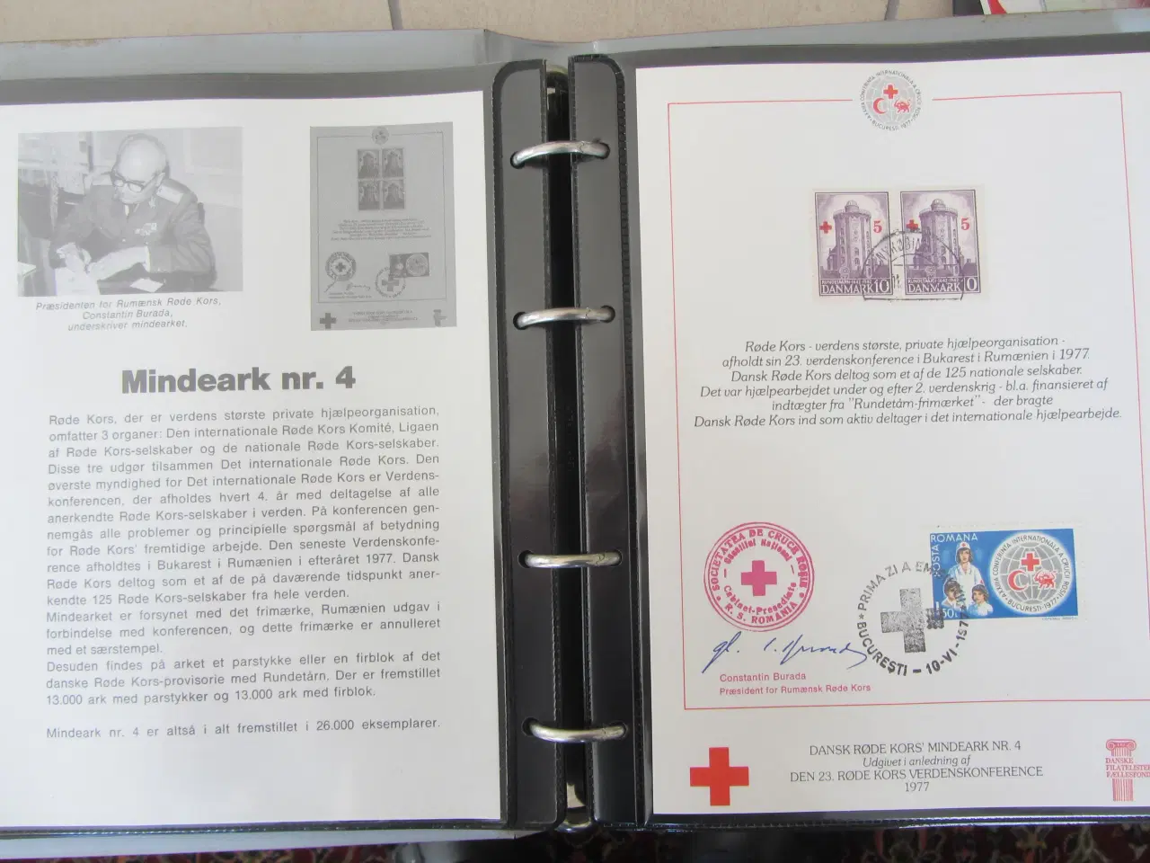 Billede 1 - Danske Miniark (Røde Kors)